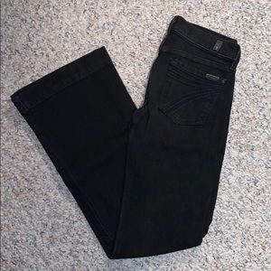 Black Dojo 7 For All Mankind Jeans. Size 25